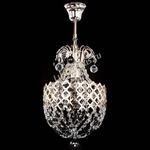 Люстра Корона №6 черная в Новокузнецке Гусь Хрустальный