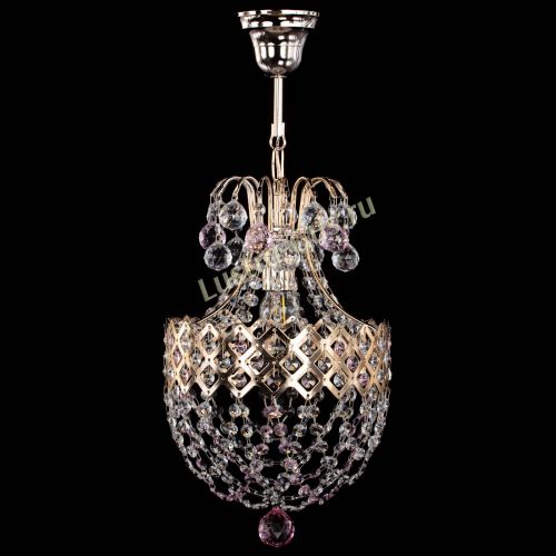 Люстра Корона №6 красная в Новокузнецке Гусь Хрустальный