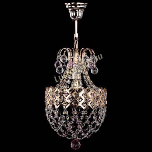 Люстра Корона №6 красная в Новокузнецке Гусь Хрустальный