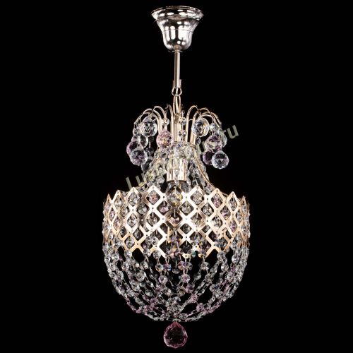 Люстра Корона №6 красная в Новокузнецке Гусь Хрустальный