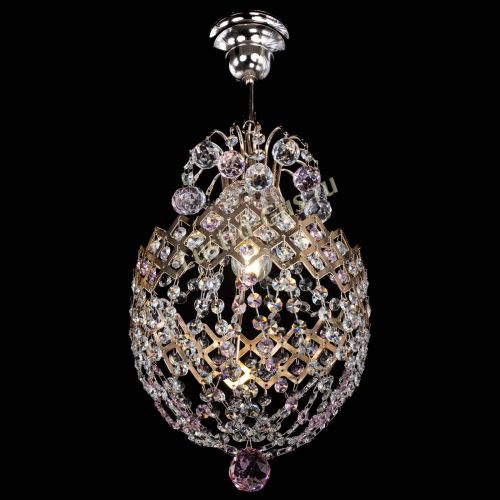 Люстра Корона №6 красная в Новокузнецке Гусь Хрустальный