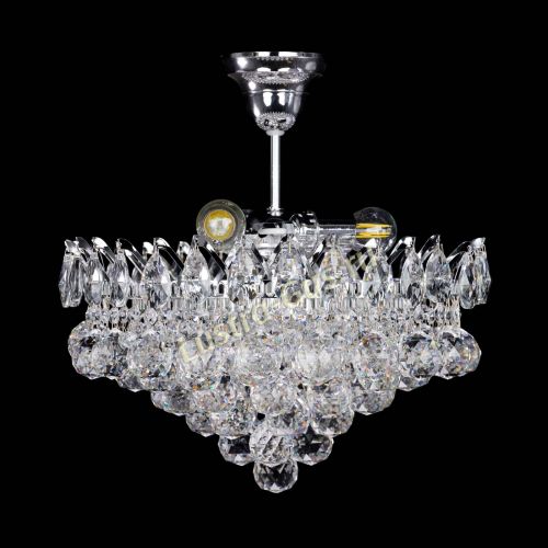 Люстра Корона Капель шар 3 лампы в Новокузнецке Гусь Хрустальный