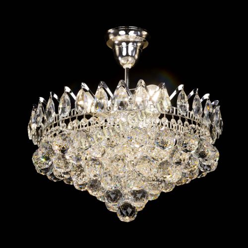 Люстра Корона Капель шар 3 лампы в Новокузнецке Гусь Хрустальный