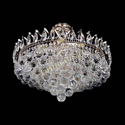 Люстра Корона Капель шар 5 ламп в Новокузнецке Гусь Хрустальный