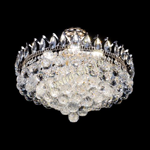 Люстра Корона Капель шар 5 ламп в Новокузнецке Гусь Хрустальный