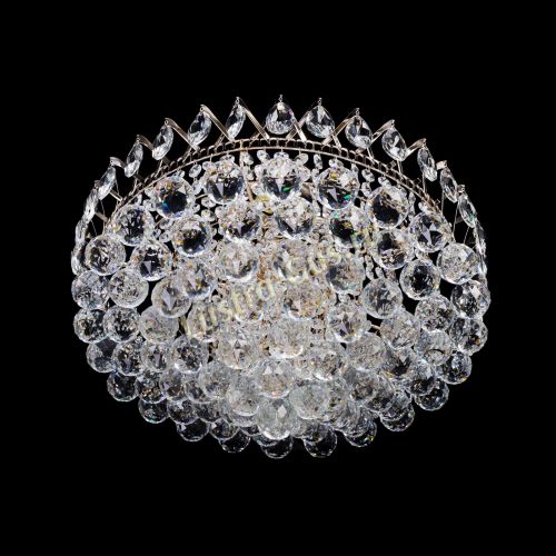 Люстра Корона Капель шар 5 ламп в Новокузнецке Гусь Хрустальный