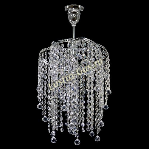 Люстра Космея №1 капель мини  в Новокузнецке Гусь Хрустальный