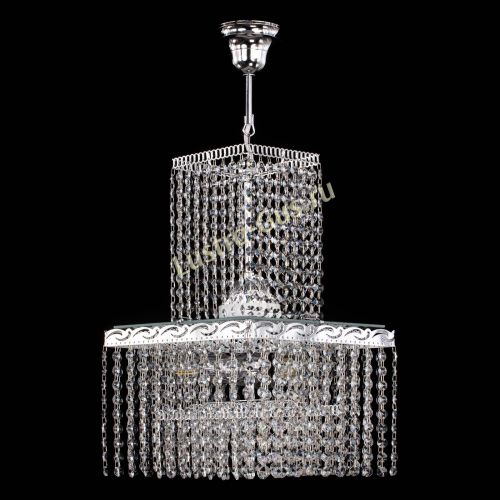 Люстра Квадрат №3 с подвесом в Новокузнецке Гусь Хрустальный