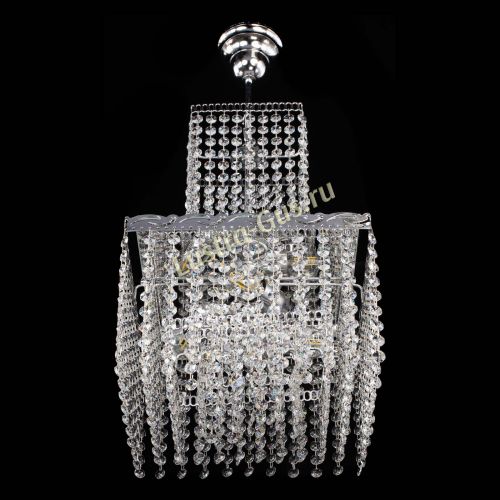 Люстра Квадрат №3 с подвесом в Новокузнецке Гусь Хрустальный