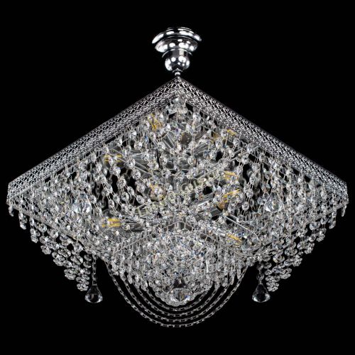 Люстра Квадрат Венеция №24 подвесная в Новокузнецке Гусь Хрустальный