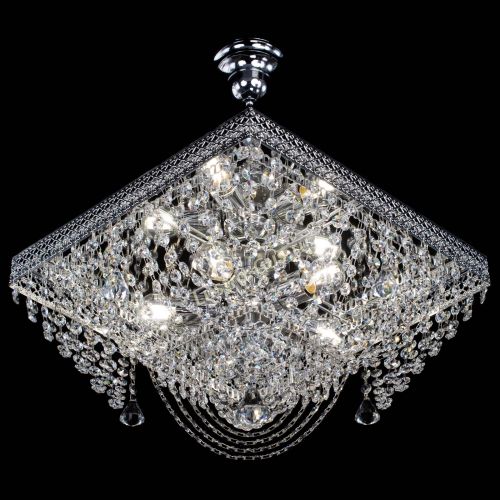 Люстра Квадрат Венеция №24 подвесная в Новокузнецке Гусь Хрустальный