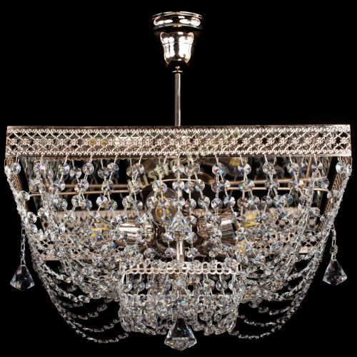 Люстра Квадрат Венеция №24 подвесная в Новокузнецке Гусь Хрустальный