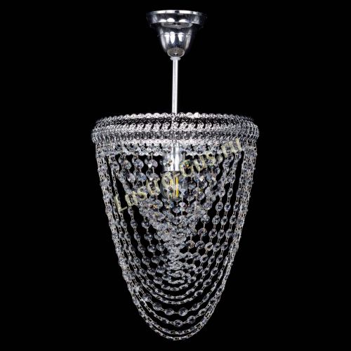 Люстра Лацио №1 Водоворот с подвесом в Новокузнецке Гусь Хрустальный