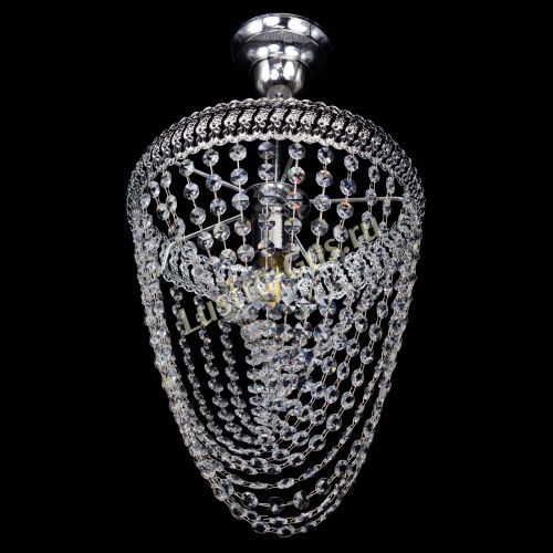 Люстра Лацио №1 Водоворот с подвесом в Новокузнецке Гусь Хрустальный