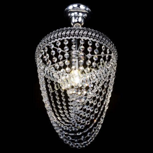 Люстра Лацио №1 Водоворот с подвесом в Новокузнецке Гусь Хрустальный