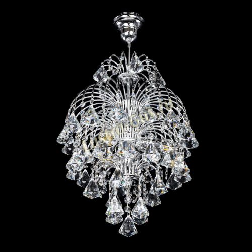 Люстра Лора №2 конус 40 в Новокузнецке Гусь Хрустальный