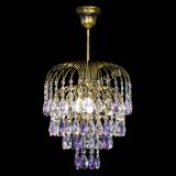 Люстра Лора №3 под бронзу фиолетовая в Новокузнецке