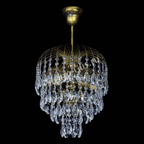 Люстра Лора №3 под бронзу в Новокузнецке Гусь Хрустальный