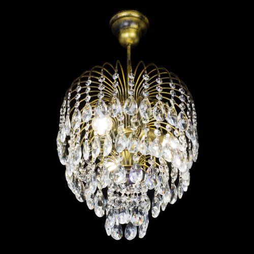 Люстра Лора №3 под бронзу в Новокузнецке Гусь Хрустальный