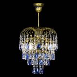 Люстра Лора №3 под бронзу синяя в Новокузнецке Люстра Лора №3 под бронзу синяя в Новокузнецке