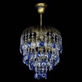 Люстра Лора №3 под бронзу синяя в Новокузнецке Люстра Лора №3 под бронзу синяя в Новокузнецке