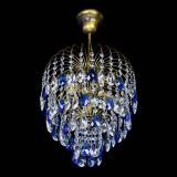 Люстра Лора №3 под бронзу синяя в Новокузнецке Люстра Лора №3 под бронзу синяя в Новокузнецке