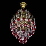 Люстра Лора №3 журавлик Красная под бронзу в Новокузнецке Люстра Лора №3 журавлик Красная под бронзу в Новокузнецке