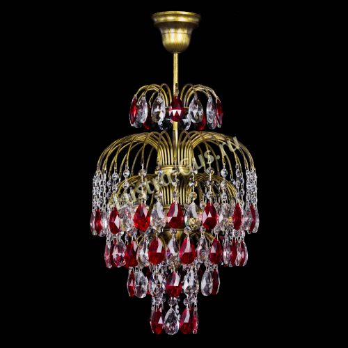 Люстра Лора №3 журавлик Красная под бронзу в Новокузнецке Люстра Лора №3 журавлик Красная под бронзу в Новокузнецке