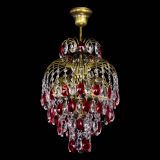 Люстра Лора №3 журавлик Красная под бронзу в Новокузнецке Люстра Лора №3 журавлик Красная под бронзу в Новокузнецке