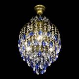 Люстра Лора №3 журавлик Синяя под бронзу в Новокузнецке Люстра Лора №3 журавлик Синяя под бронзу в Новокузнецке