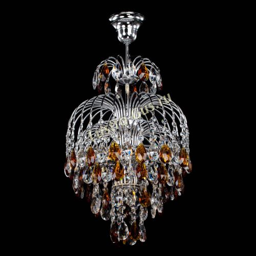 Люстра Лора №3 журавлик чайная в Новокузнецке Гусь Хрустальный