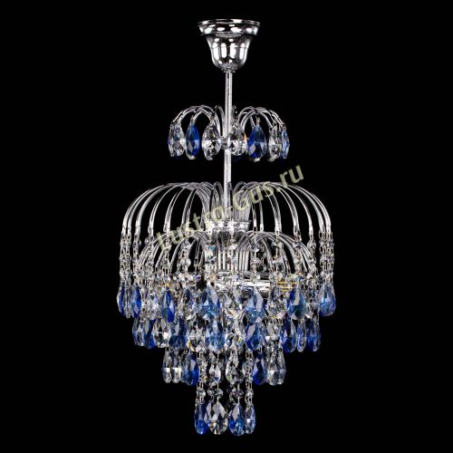 Люстра Лора №3 журавлик синяя в Новокузнецке Люстра Лора №3 журавлик синяя в Новокузнецке