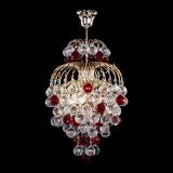 Люстра Лора Шар 40 красная в Новокузнецке Люстра Лора Шар 40 красная в Новокузнецке