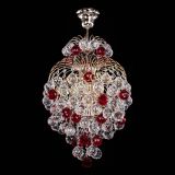 Люстра Лора Шар 40 красная в Новокузнецке Люстра Лора Шар 40 красная в Новокузнецке