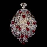 Люстра Лора Шар 40 красная в Новокузнецке Люстра Лора Шар 40 красная в Новокузнецке