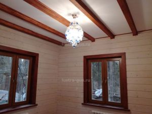 Люстра Лора Шар 40 в Новокузнецке отзыв и фото покупателя