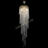 Люстра Лора Винтаж длинная (шар 30мм) в Новокузнецке