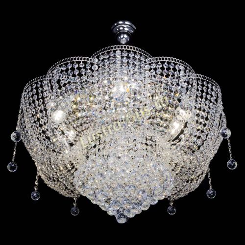 Люстра Камелия Александра с подвесом в Новокузнецке Гусь Хрустальный