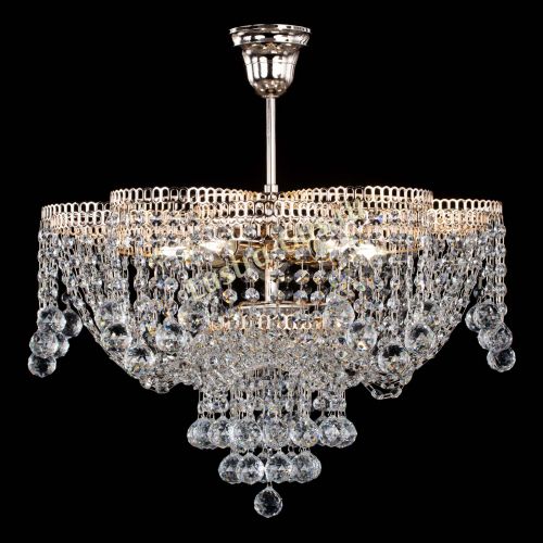 Люстра Лотос Анна с подвесом в Новокузнецке Гусь Хрустальный