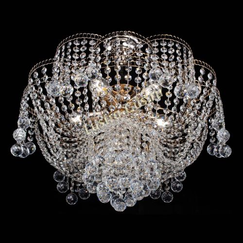 Люстра Лотос Анна с подвесом в Новокузнецке Гусь Хрустальный