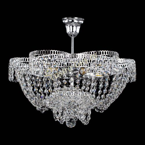 Люстра Лотос Пион с подвесом в Новокузнецке Гусь Хрустальный