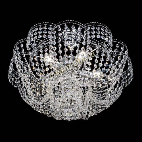 Люстра Лотос Пион с подвесом в Новокузнецке Гусь Хрустальный