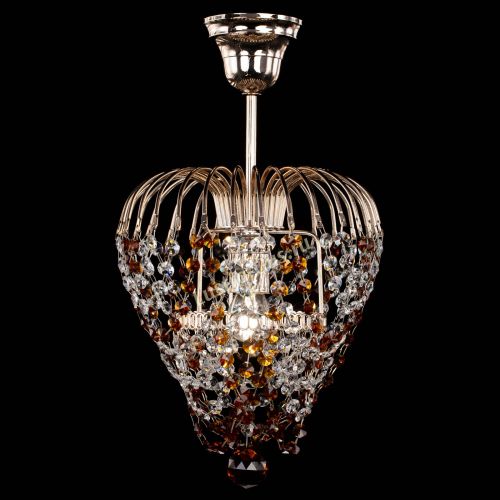 Люстра Малинка обтикон чайная в Новокузнецке Гусь Хрустальный