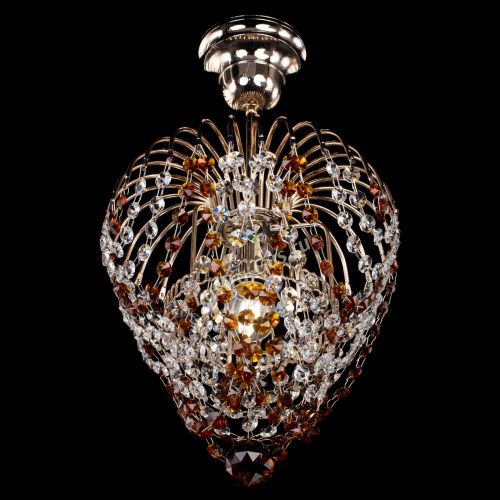 Люстра Малинка обтикон чайная в Новокузнецке Гусь Хрустальный