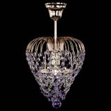 Люстра Малинка обтикон фиолетовая в Новокузнецке Люстра Малинка обтикон фиолетовая в Новокузнецке