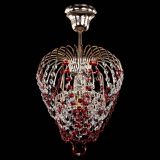 Люстра Малинка обтикон красная в Новокузнецке Люстра Малинка обтикон красная в Новокузнецке