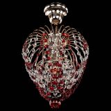 Люстра Малинка обтикон красная в Новокузнецке Люстра Малинка обтикон красная в Новокузнецке