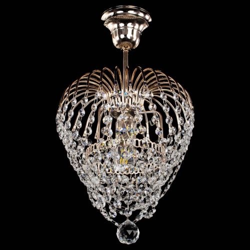 Люстра Малинка обтикон в Новокузнецке Гусь Хрустальный