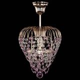 Люстра Малинка обтикон розовая в Новокузнецке Люстра Малинка обтикон розовая в Новокузнецке