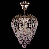 Люстра Малинка обтикон розовая в Новокузнецке Люстра Малинка обтикон розовая в Новокузнецке